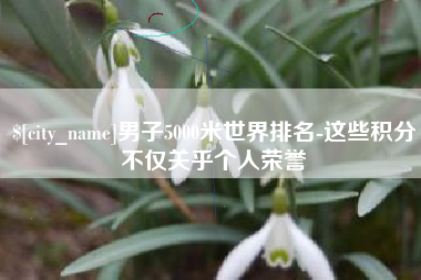伊川男子5000米世界排名-这些积分不仅关乎个人荣誉