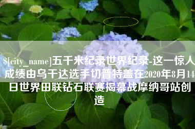 伊川五千米纪录世界纪录-这一惊人成绩由乌干达选手切普特盖在2020年8月14日世界田联钻石联赛揭幕战摩纳哥站创造