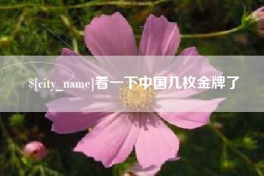 伊川看一下中国几枚金牌了