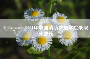 伊川2021年中国消防救援学院录取分数线