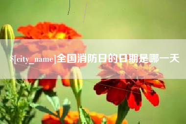 伊川全国消防日的日期是哪一天
