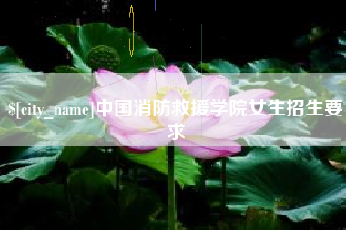 伊川中国消防救援学院女生招生要求