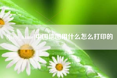 伊川中国地图用什么怎么打印的