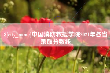 伊川中国消防救援学院2021年各省录取分数线