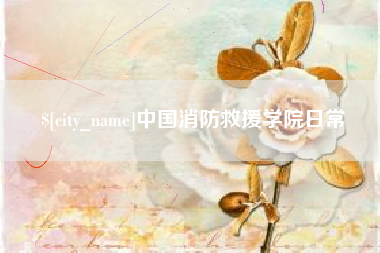 伊川中国消防救援学院日常