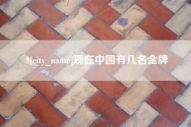 伊川现在中国有几名金牌