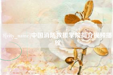 伊川中国消防救援学院简介视频播放