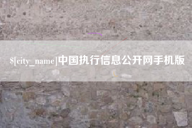 伊川中国执行信息公开网手机版