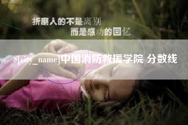 伊川中国消防救援学院 分数线