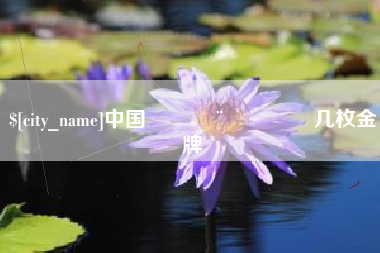 伊川中国🇨🇳几枚金牌