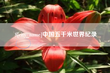 伊川中国五千米世界纪录