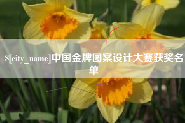 伊川中国金牌图案设计大赛获奖名单