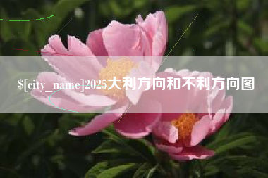 伊川2025大利方向和不利方向图