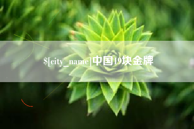 伊川中国19块金牌