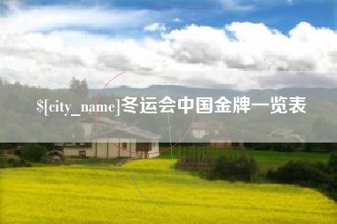 伊川冬运会中国金牌一览表