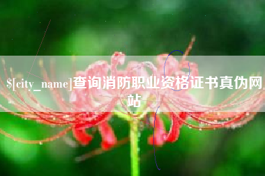 伊川查询消防职业资格证书真伪网站