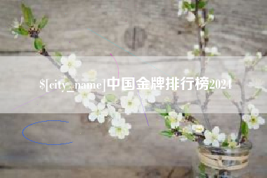 伊川中国金牌排行榜2024