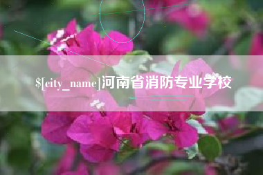 伊川河南省消防专业学校